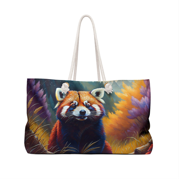 Red Panda Weekender Bag