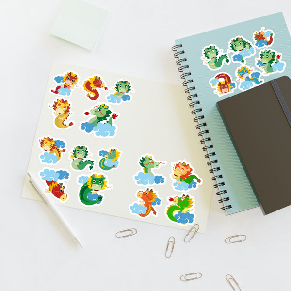 20 Chinese New Year of the Dragon Stickers