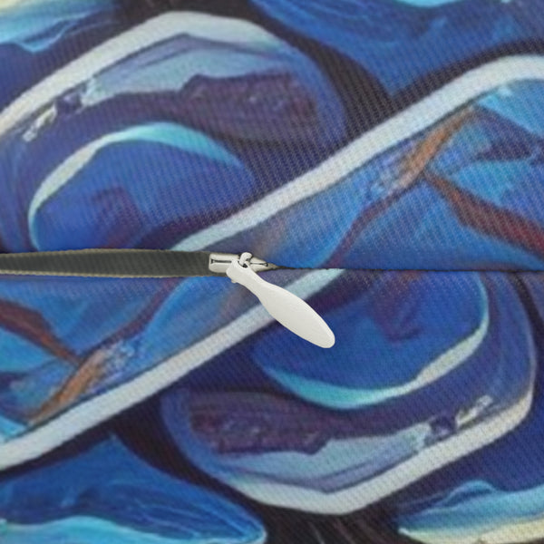 White Owl Spun Polyester Lumbar Pillow 20" x 14"