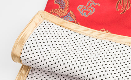 Chinese Dragon and Phoenix Red Cheongsam Dress for Girls