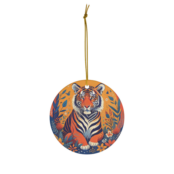 Tiger Ceramic Ornament