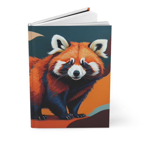 Red Panda Hardcover Journal Matte