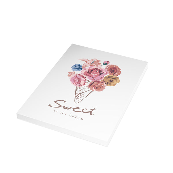 Sweet as Ice Cream Postcard Bundles + Envelopes