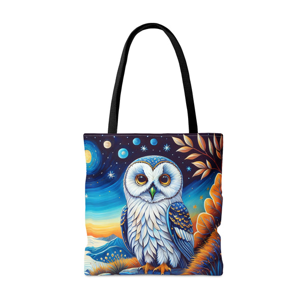 White Owl Tote Bag