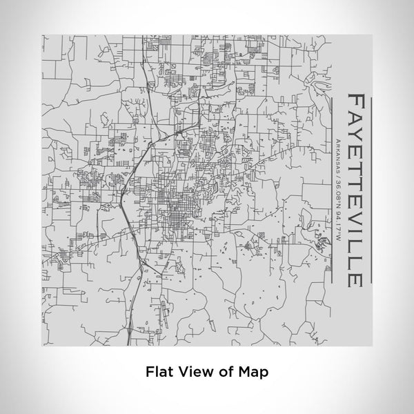Fayetteville - Arkansas Map Tumbler