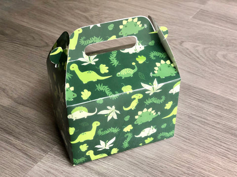 Dinosaur Pattern Favor Boxes / Treat Boxes / Gift Boxes
