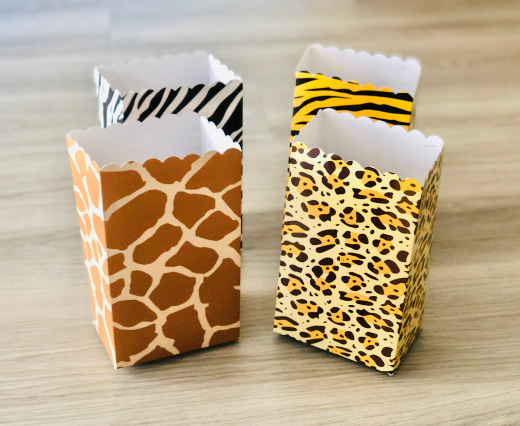 Animal Print / Safari Theme / Tiger / Leopard / Giraffe / Zebra Favor ...