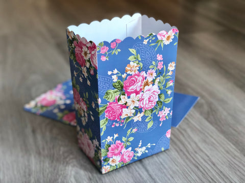 Shabby Chick Favor Boxes / Treat Boxes / Popcorn Boxes