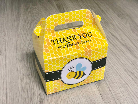 Bumble Bee Favor Boxes / Treat Boxes / Gift Boxes