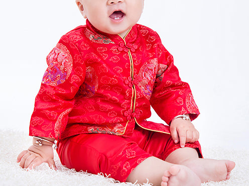 Chinese Traditional Cheongsam for Baby Boy Toddler
