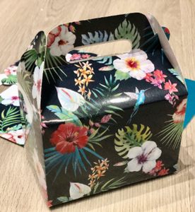 Aloha Tropical Hawaiian Floral Boxes / Treat Boxes / Gift Boxes