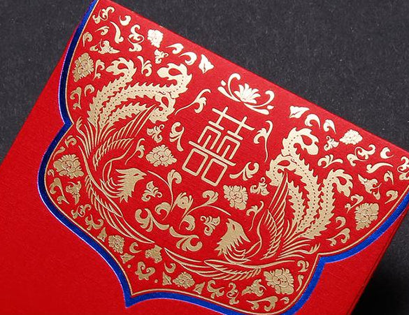 Double Happiness Chinese Wedding Foil Stamped Red Money Envelopes