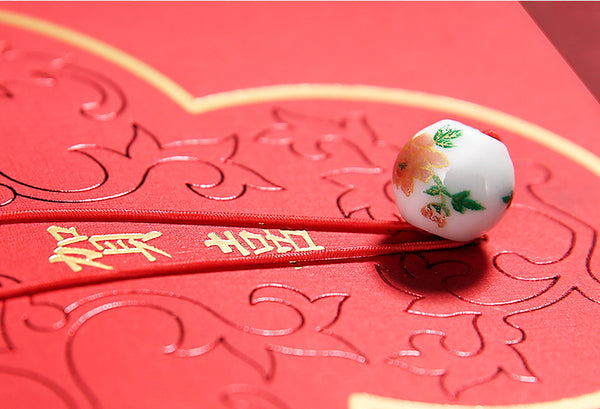 Double Happiness Chinese Wedding Red Money Envelopes