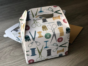 Sewing Themed Party Favor Boxes / Treat Boxes / Gift Boxes